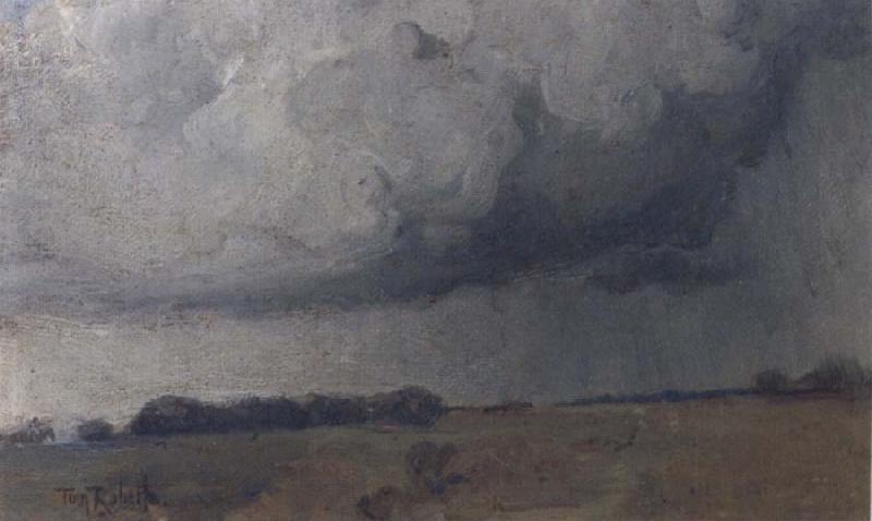 Tom roberts Storm clouds oil painting picture